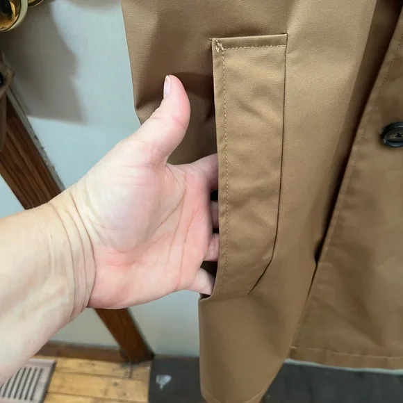 J. Ferrar Mens Midweight trench coat - Picture 5 of 7